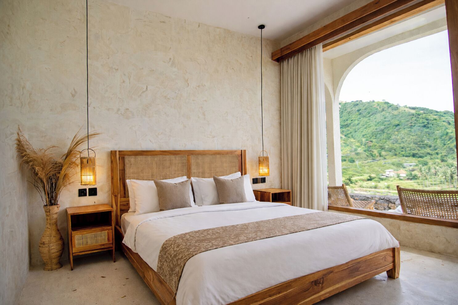 Superior Double Room, Beach View | In-room safe, desk, laptop workspace, blackout curtains