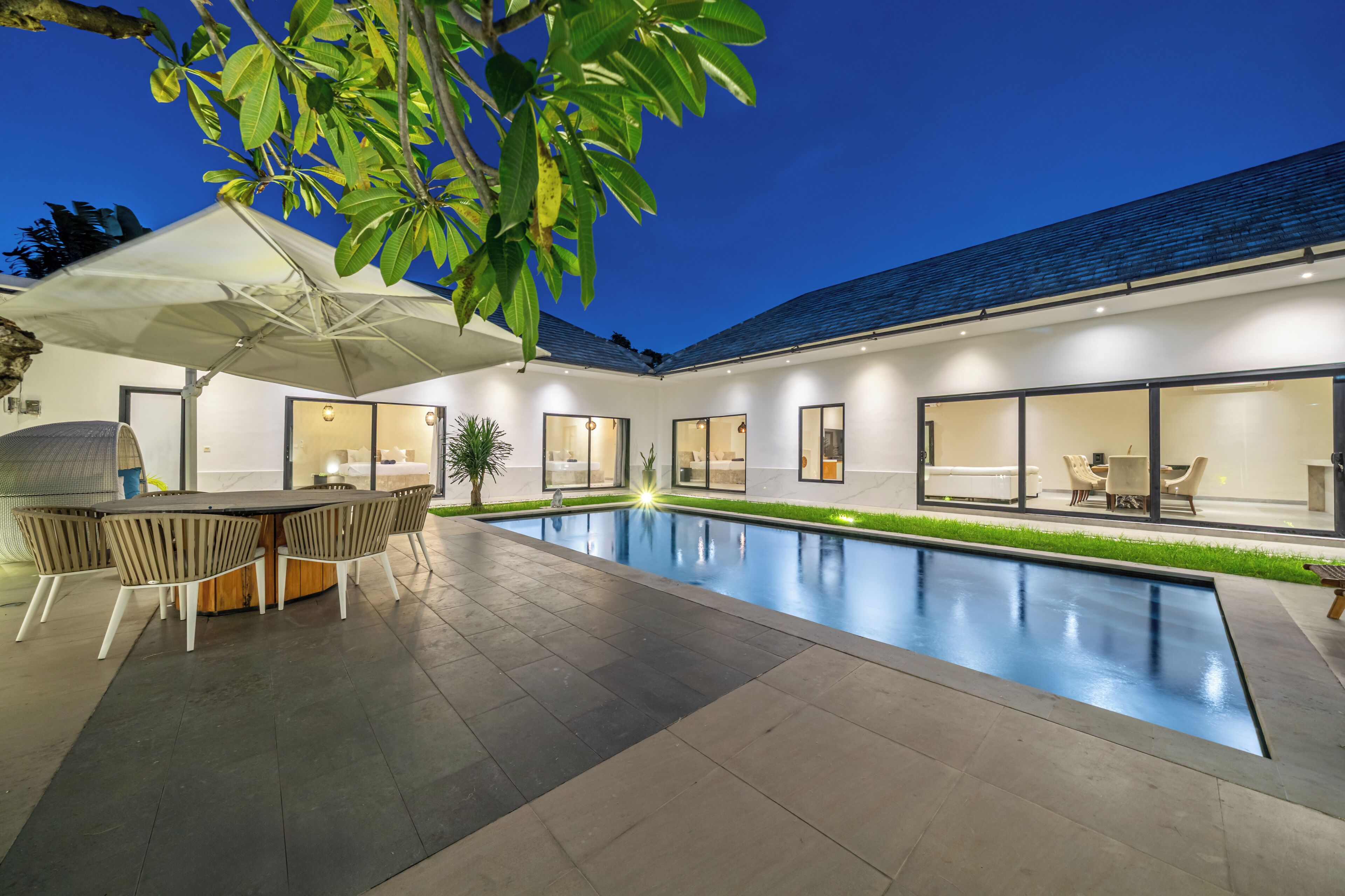 Vila Mewah, pemandangan kolam renang | Kolam renang | Kolam renang outdoor