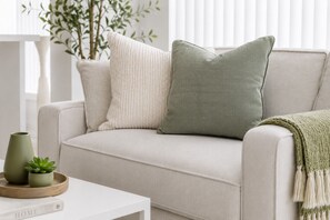 Economy Suite | Living area - Harbour & Hearth Suites (Toronto)