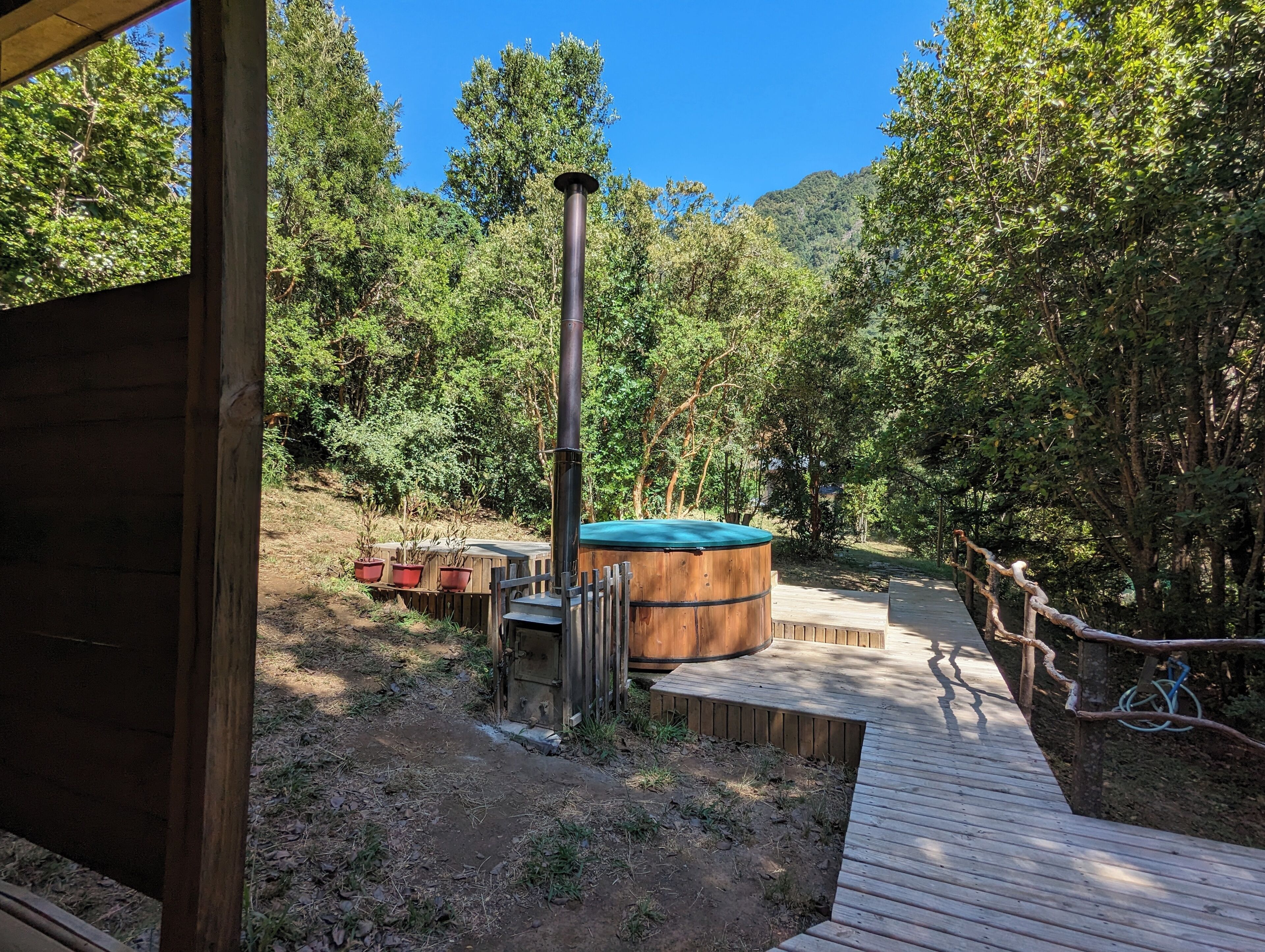 Bain à remous extérieur
