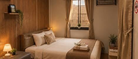 Wifi gratis y ropa de cama