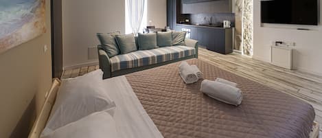 1 Schlafzimmer, BĂŒgeleisen/BĂŒgelbrett, kostenloses WLAN, BettwĂ€sche