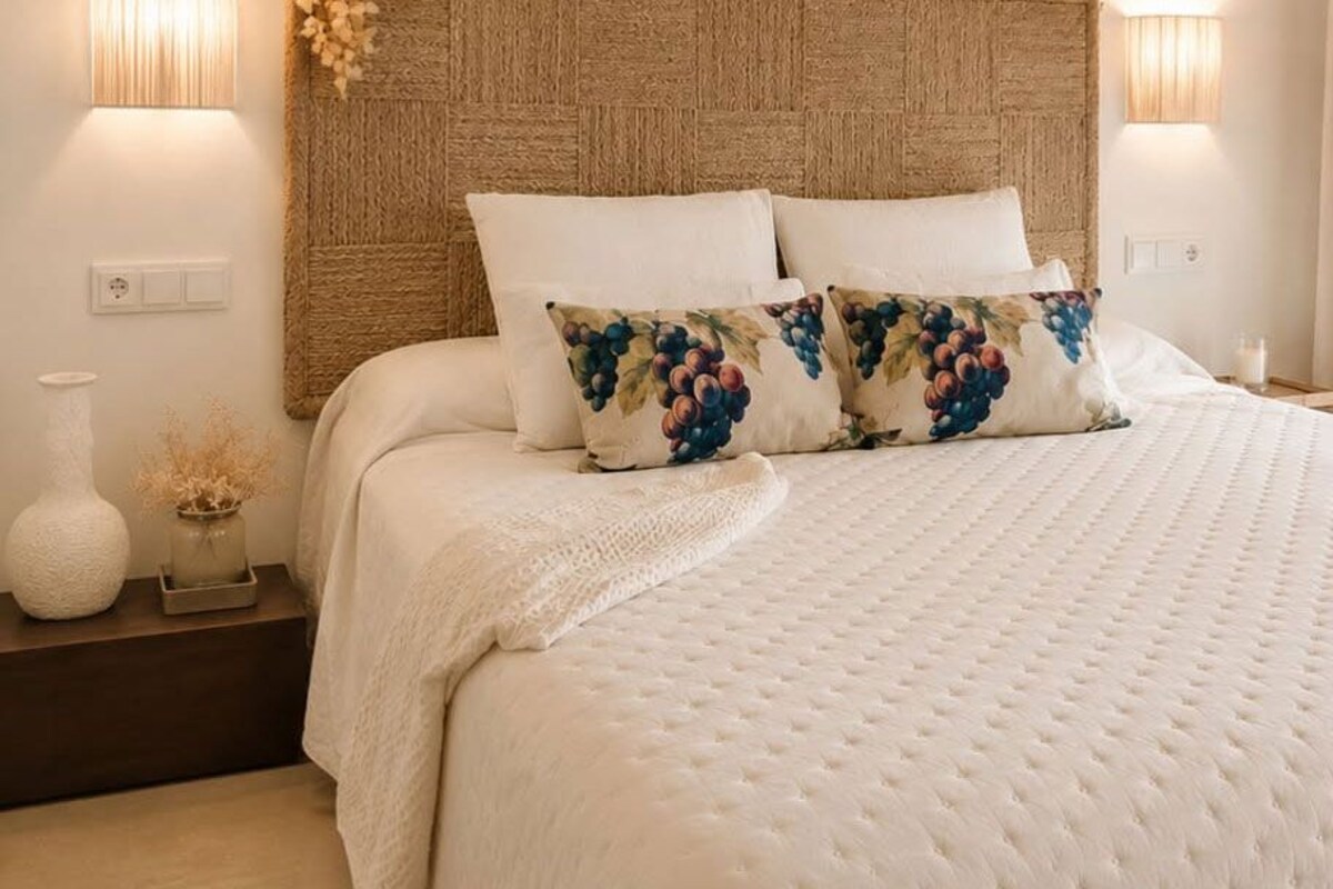 Ropa de cama de alta calidad, cubrecamas y colchones con efecto memoria 