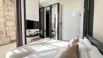 In-room safe, desk, blackout curtains, iron/ironing board