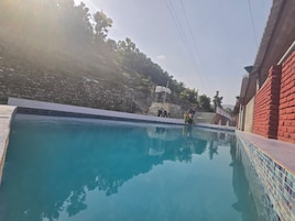 Una piscina techada
