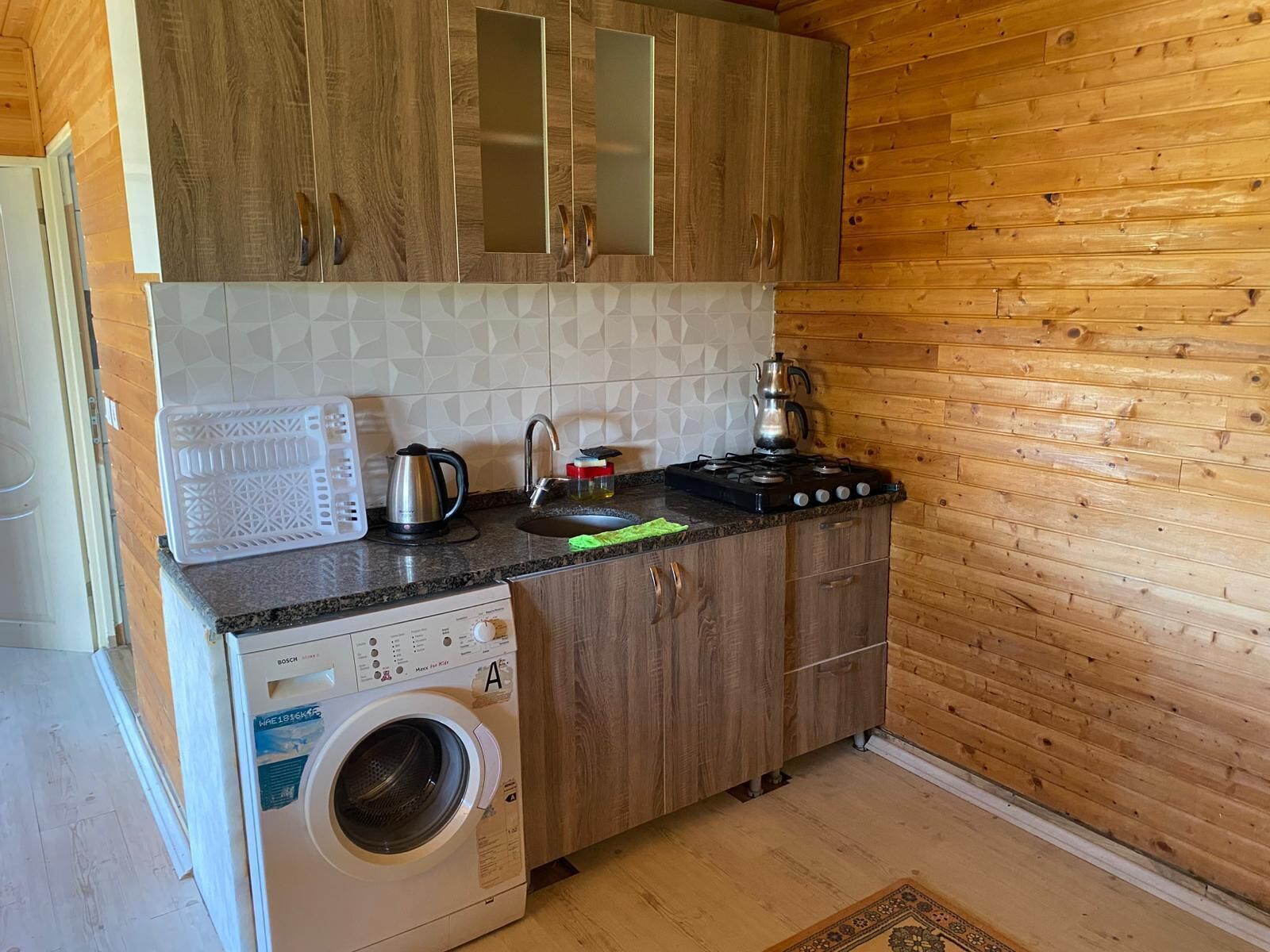 Bungalow Familial, vue jardin | Cuisine privée | Mini réfrigérateur, plaque de cuisson