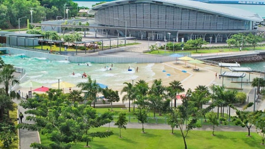 Coastal Magnificence Pool Workspace Parking