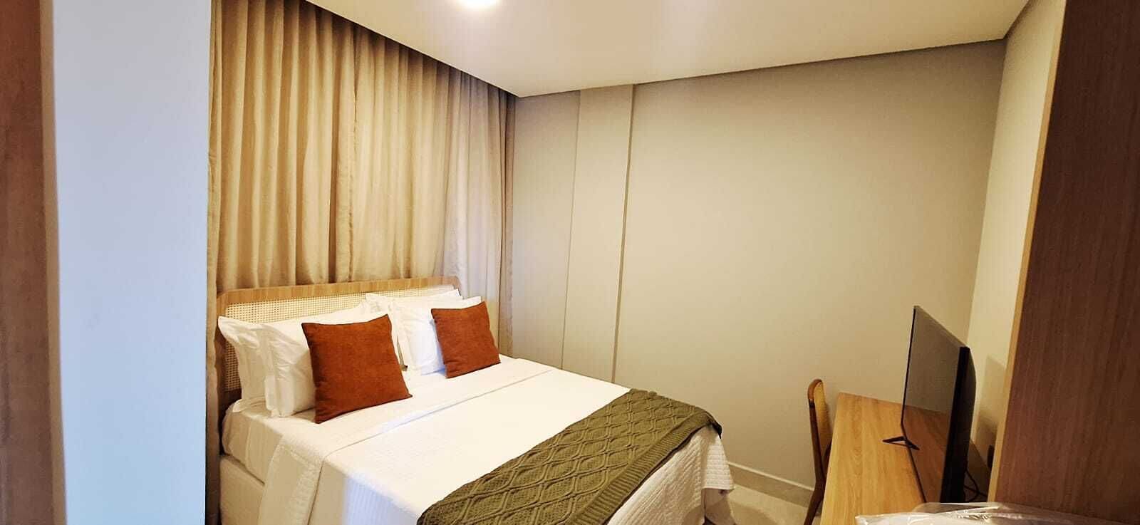 Deluxe Studio (Stúdio luxo) | Individually furnished, free WiFi, bed sheets