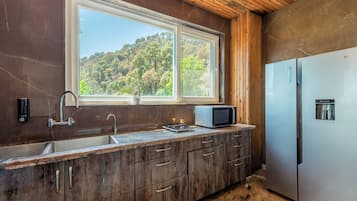 Apartamento luxo, vista para o jardim | Cozinha privada