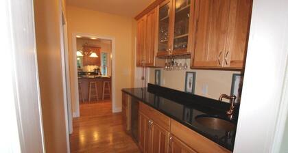 Main House located on quiet cul-de-sac near town and walking trails to the water