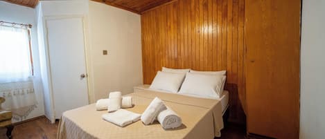 Standard Double or Twin Room | Iron/ironing board, WiFi (free), bed sheets
