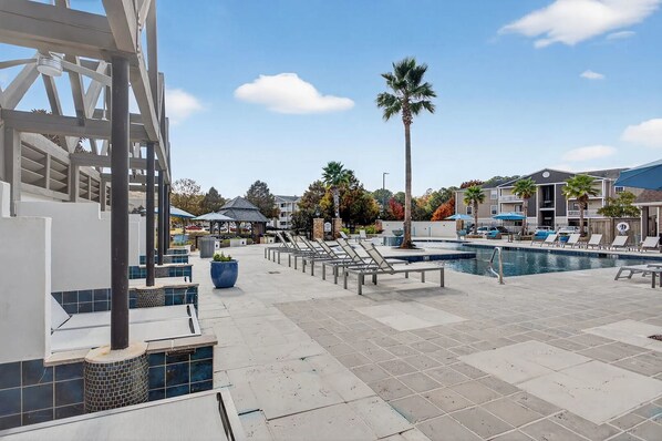 Seasonal outdoor pool