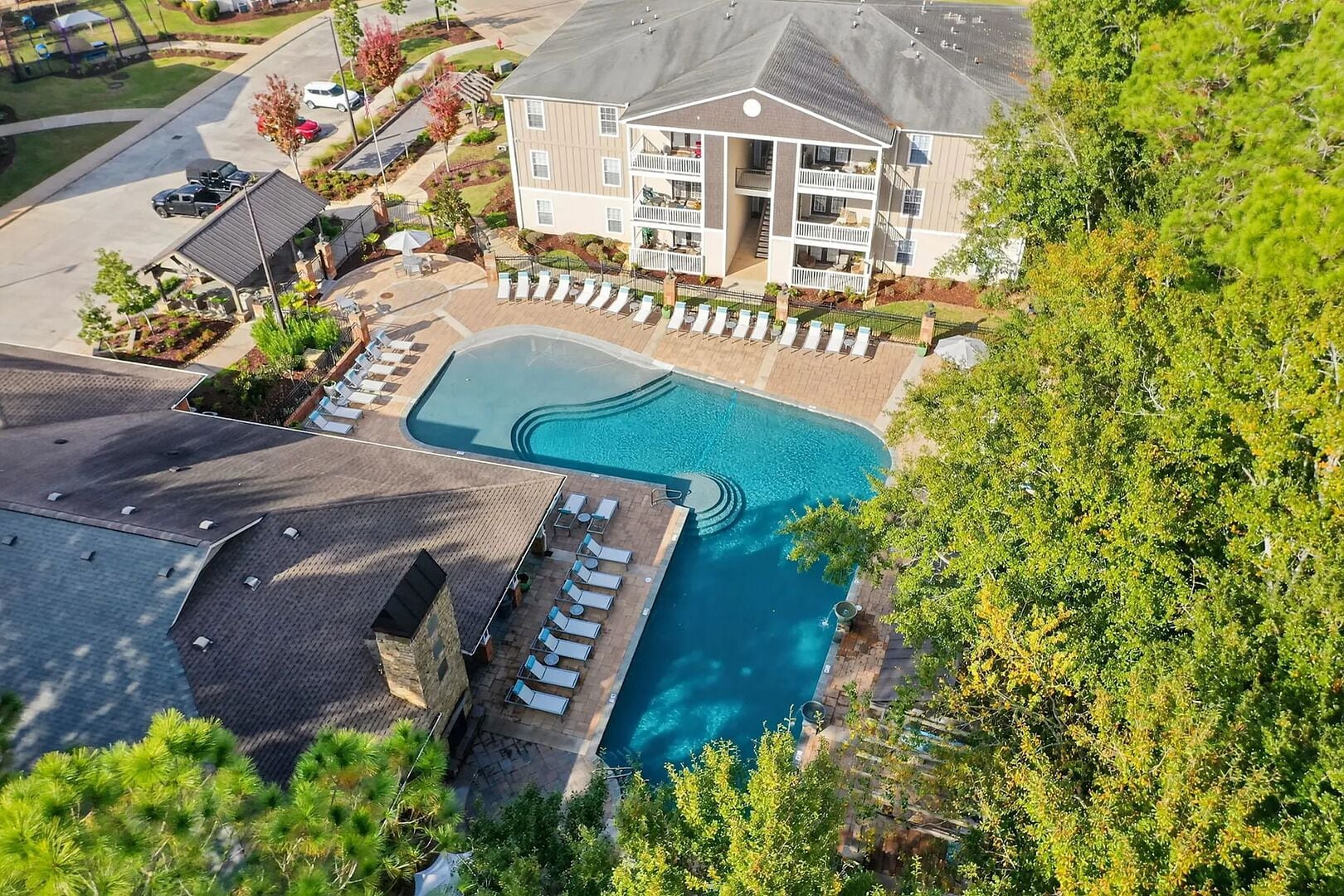 Seasonal outdoor pool