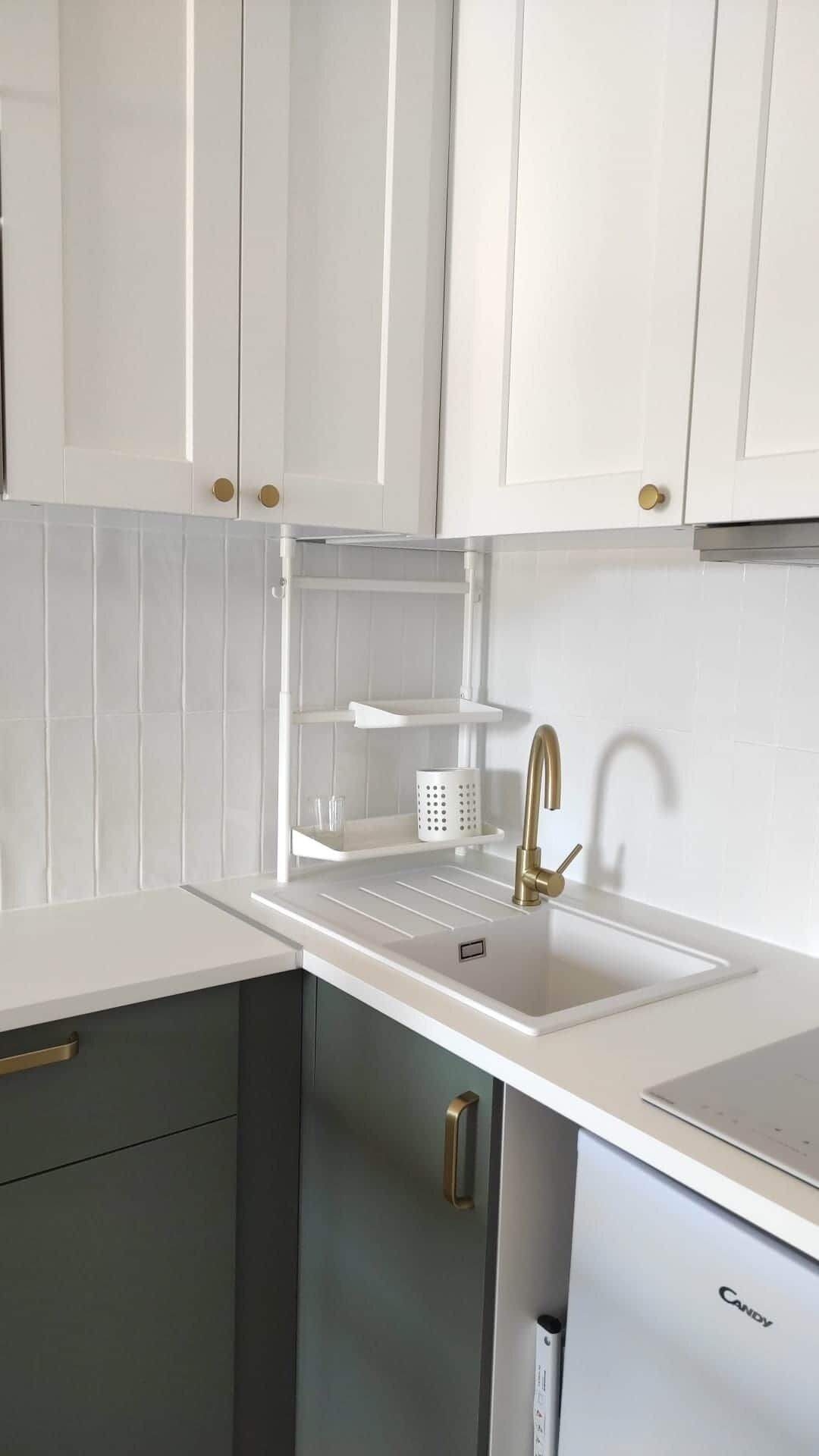 Coffee/tea maker, fridge, microwave, electric kettle