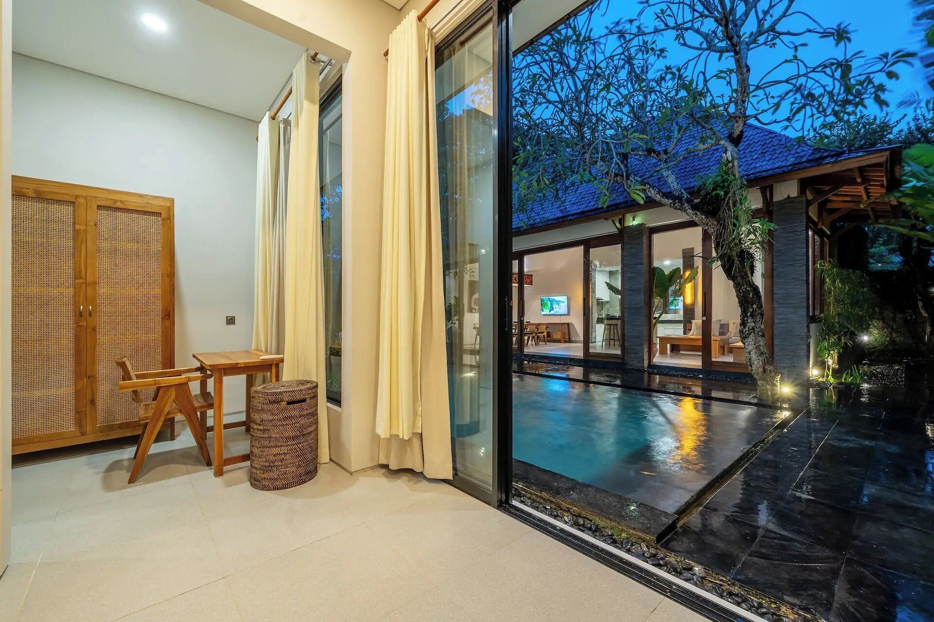 Vila Deluks, 2 kamar tidur, kolam renang pribadi | Interior