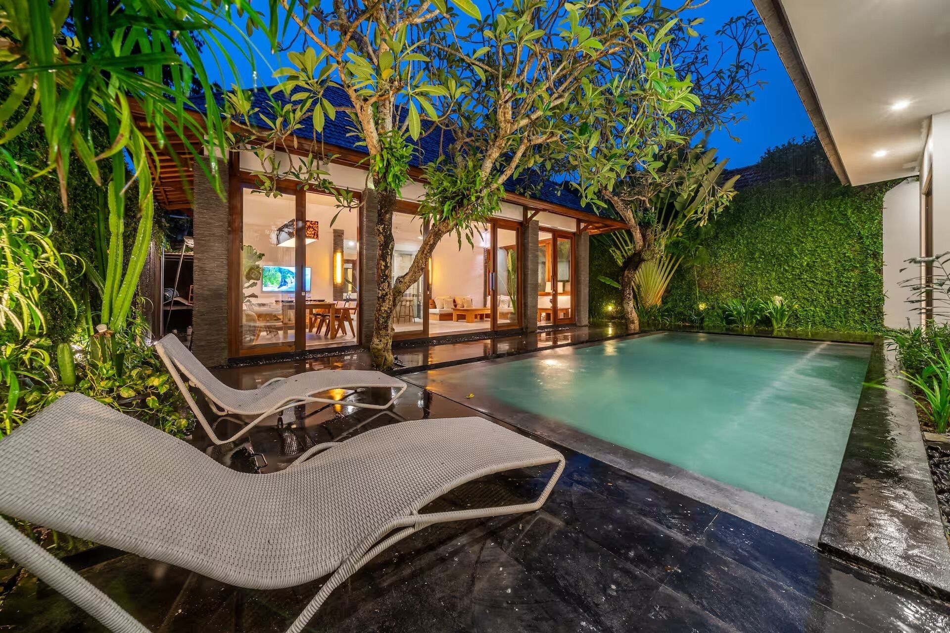 Deluxe villa, 2 slaapkamers, privézwembad | Zwembad | Een buitenzwembad