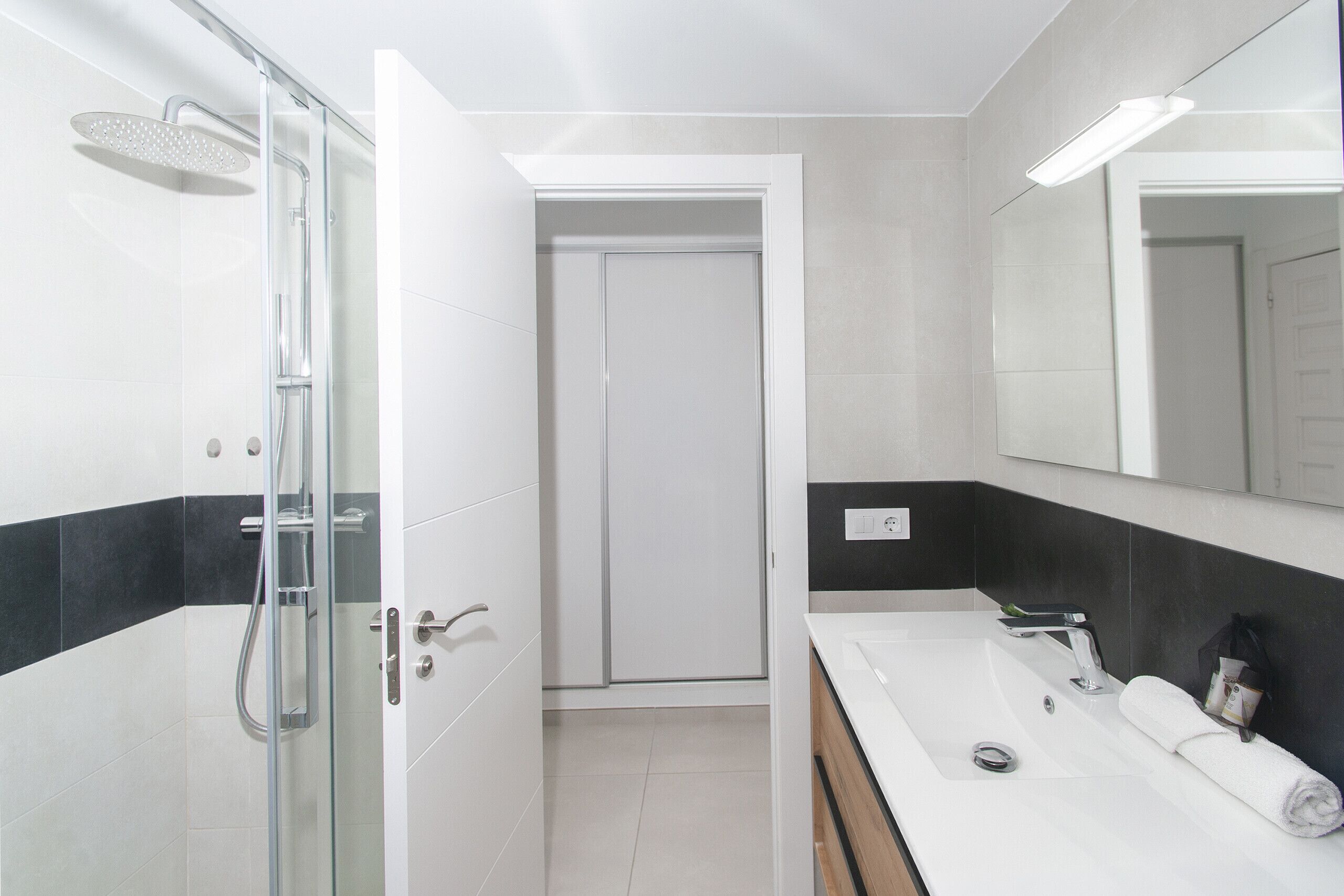 Dusche, Handtücher