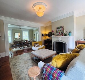 Living area - Beautifully Appointed Apartment in Gothic Victorian in the Heart of Cold Spring (Cold Spring)