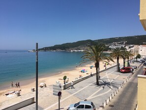 On the beach
