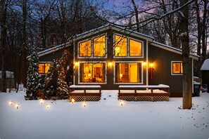 Exterior - Modern Mountain Haus with Hot Tub & Fire Place (Tobyhanna)