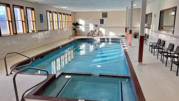 Indoor pool, outdoor pool