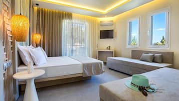 In-room safe, blackout curtains, iron/ironing board, free WiFi
