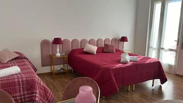 Dreibettzimmer, Stadtblick
