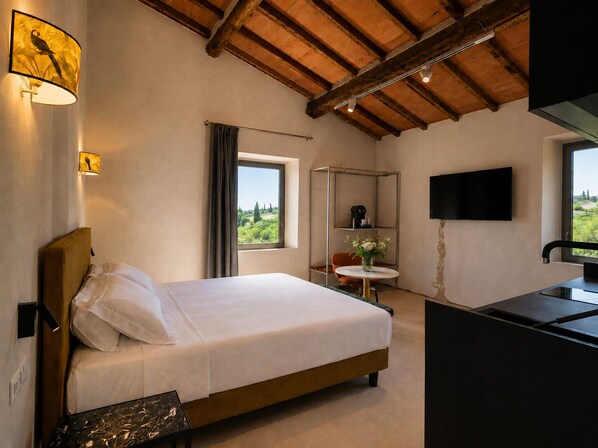 Room - Double room-Modern-Private Bathroom-Countryside view (Castiglione della Pescaia)