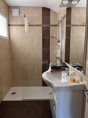 Shower, hair dryer, toilet paper - Spacious, quiet gîte close to the forest (Saint-Amé)