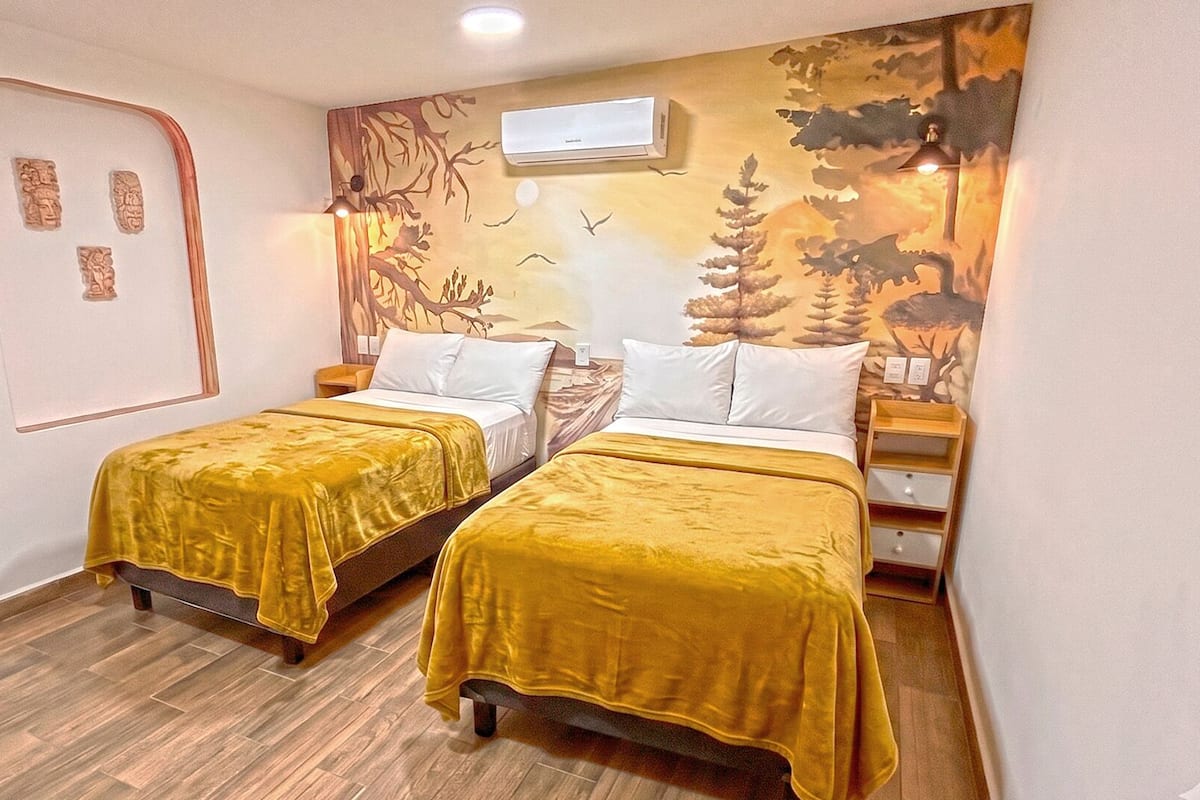 Cubrecamas, wifi gratis y ropa de cama 