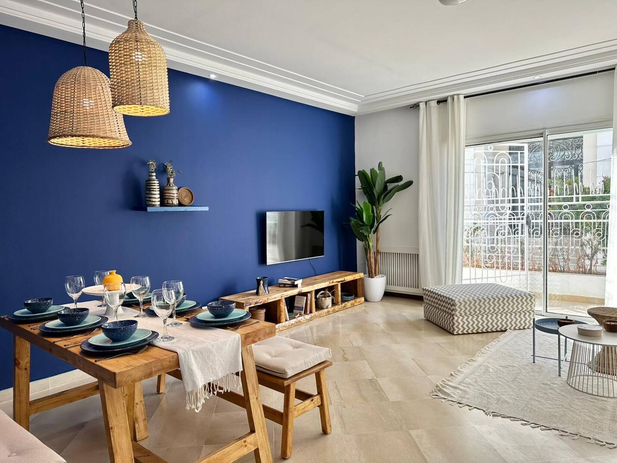Apartment, 2 Bedrooms, Balcony | Dining room