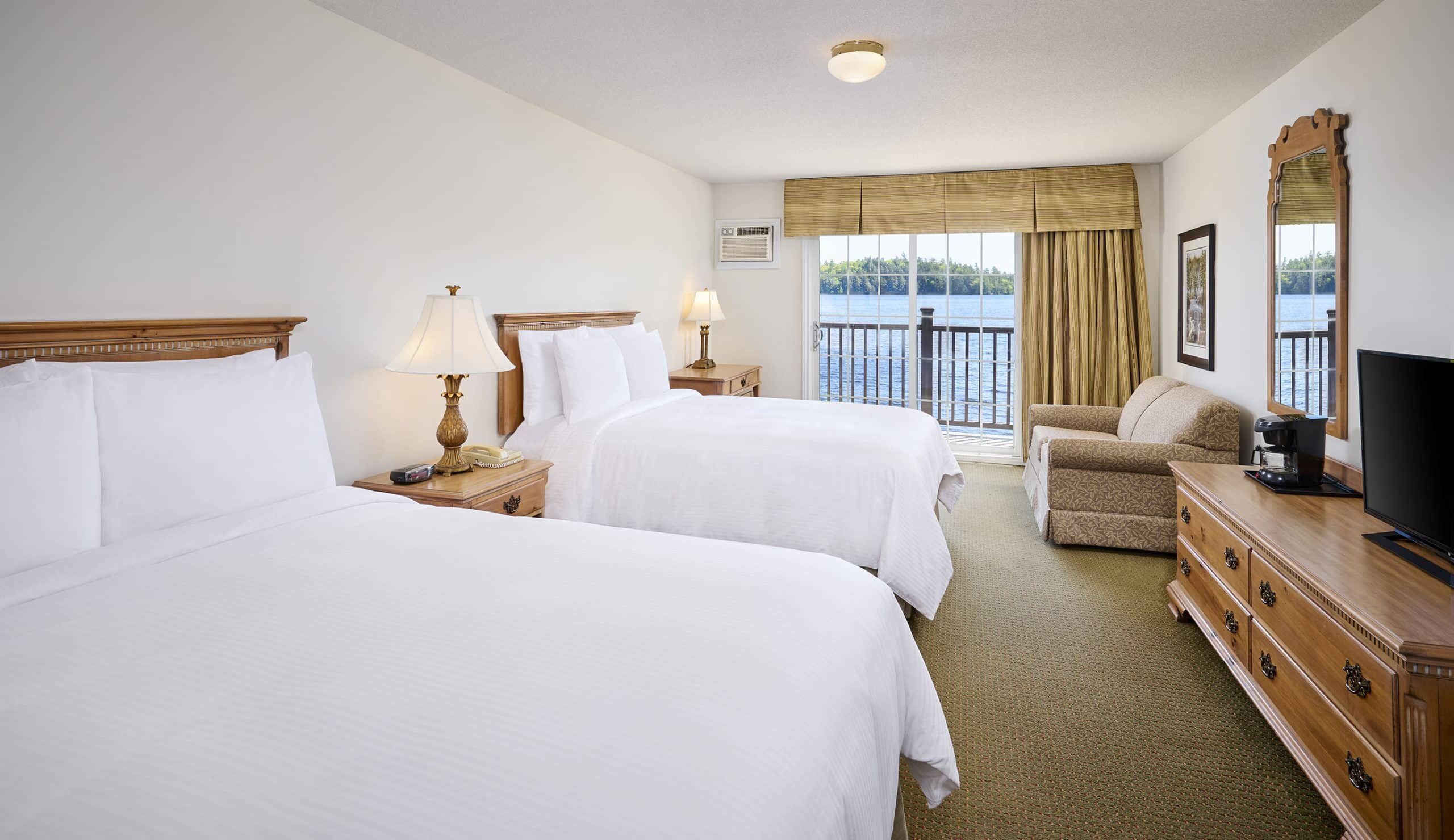 Standard Double Room, Patio, Lake View | Iron/ironing board, free WiFi