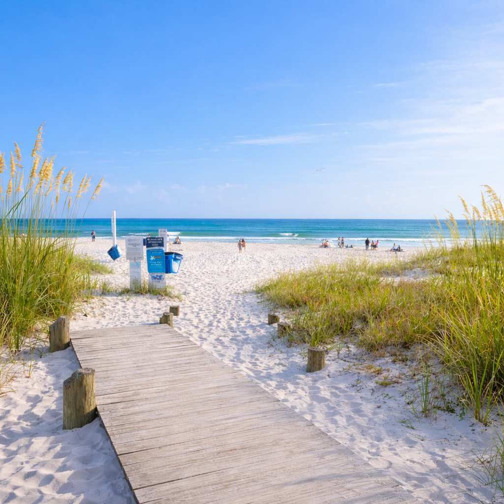 Beach nearby