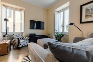 Living area - Trastevere Boutique Apartment by Chef MarcoValerio (Roma)