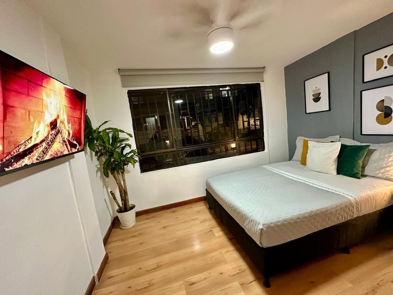 1 Schlafzimmer, Bügeleisen/Bügelbrett, kostenloses WLAN, Bettwäsche