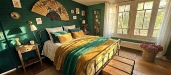Guest house immersed in nature with horses and donkeys