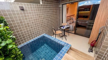 Leilighet, privat basseng | Terrasse/patio