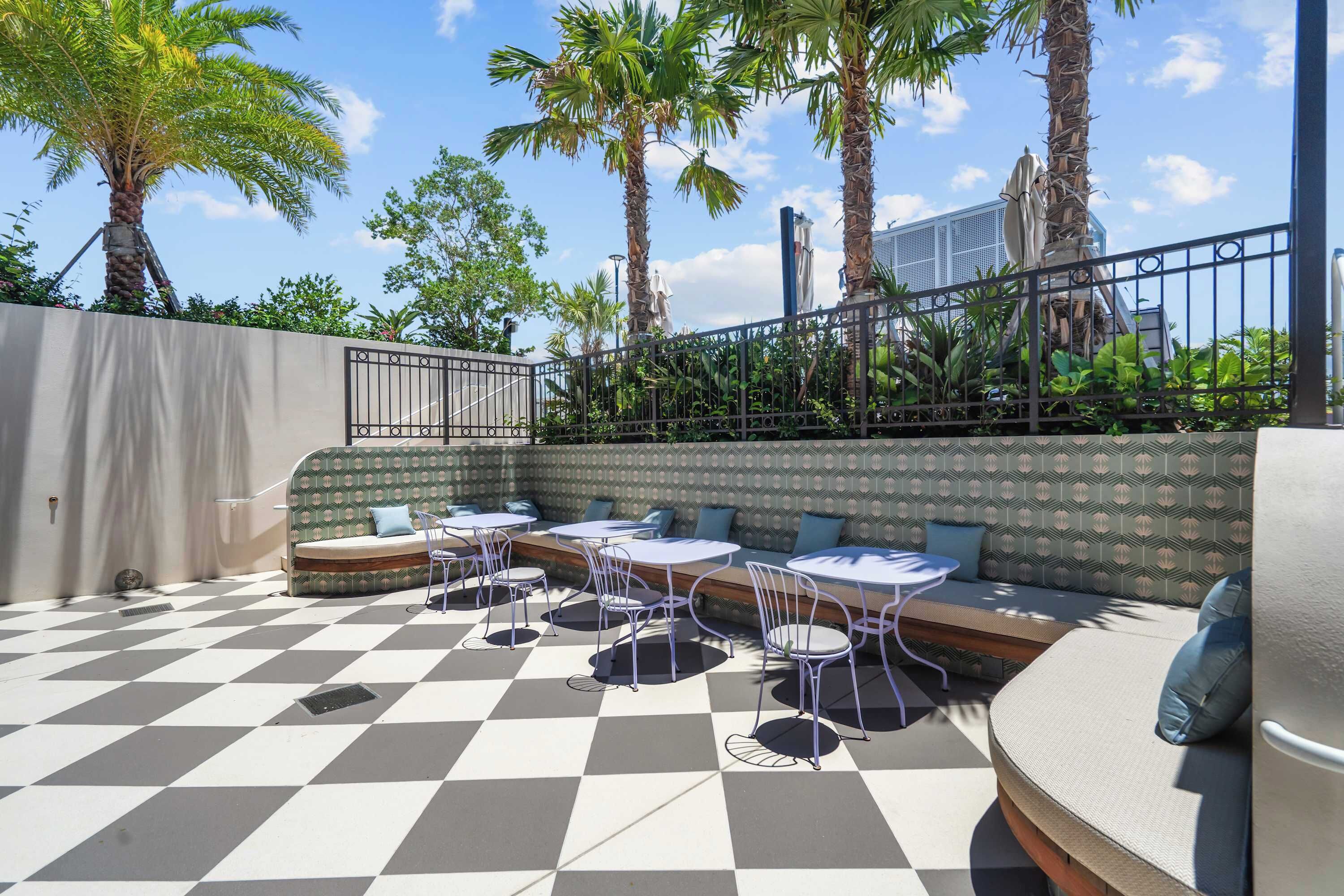 Terrasse sur le toit