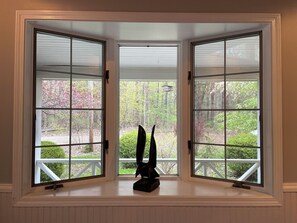 Interior - 5 min to Warren Dunes! Private Wooded Retreat w/ Sunroom, Firepit & Fireplace (Shorewood-Tower Hills-Harbert)
