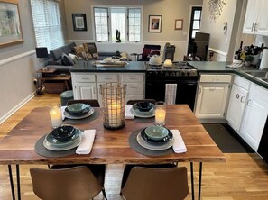 Dining - 5 min to Warren Dunes! Private Wooded Retreat w/ Sunroom, Firepit & Fireplace (Shorewood-Tower Hills-Harbert)