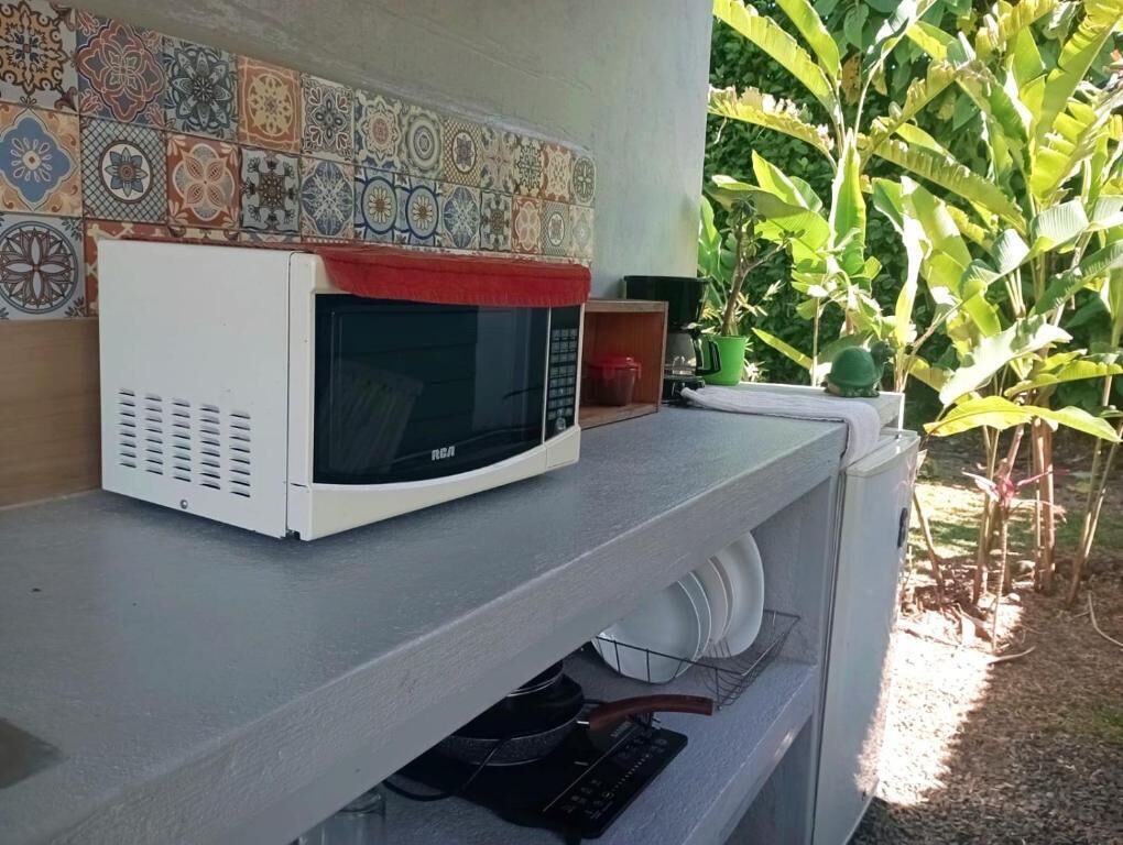 Classic-dobbeltværelse - terrasse - udsigt til have | Privat køkken