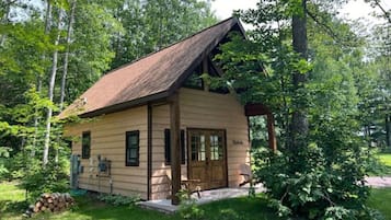 Luksus-hytte - 1 kingsize-seng - terrasse | Gratis Wi-Fi