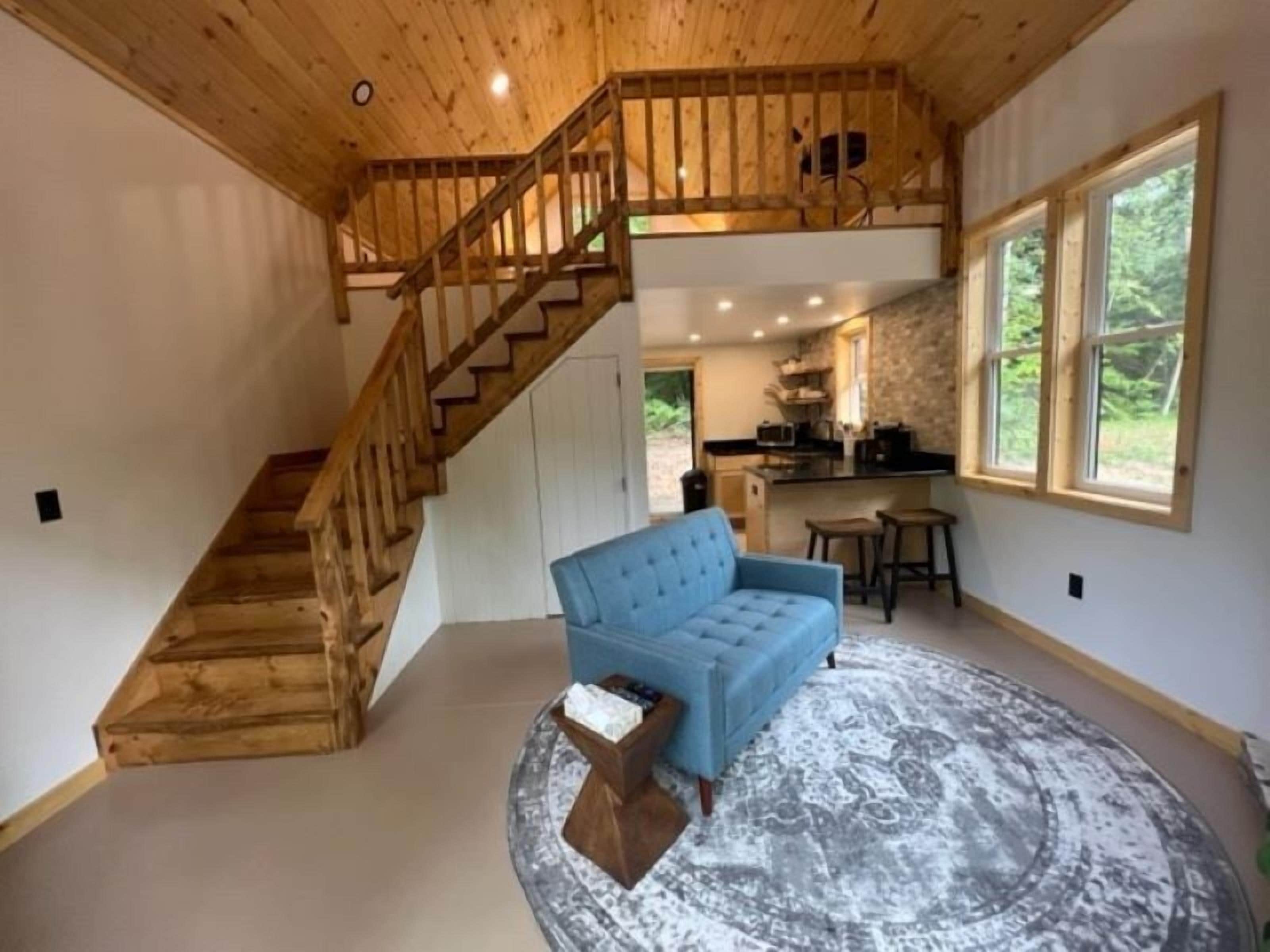 Luxury-Ferienhütte, 1 King-Bett, Terrasse | Kostenloses WLAN