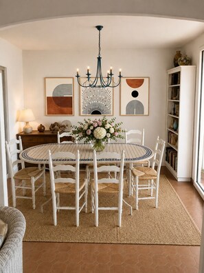 Dining - Beautiful apartment with breathtaking views of the islands (Hyères)
