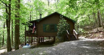 Cozy Secluded Cabin: Hot Tub, Fireplace & Firepit