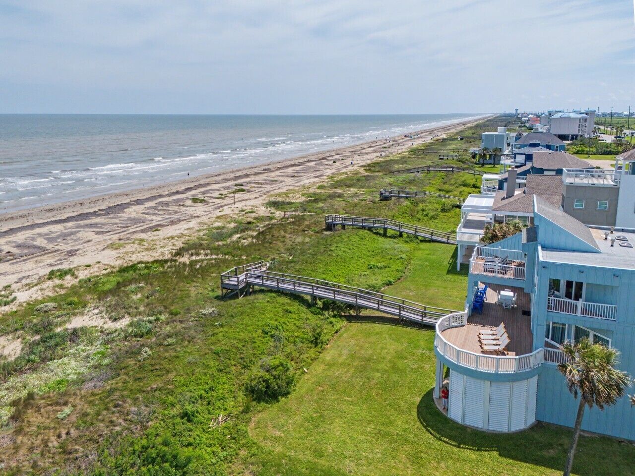 Vlak bij het strand