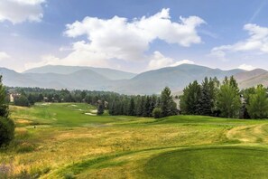 Golf - Mountain studio & loft with fireplace, near skiing & trails (Sun Valley)