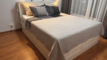 1 makuuhuone, silitysrauta/-lauta, Wi-Fi, vuodevaatteet