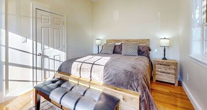 Centrally located charmer with expansive patio, board games, & central AC