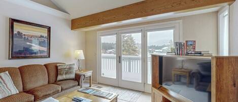 TV, fireplace, DVD player